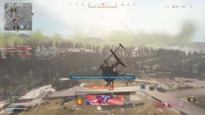Fresh out of the gulag, two teammates down, being hunted by a trio with a bounty in a helicopter. Time for some Mandalorian maneuvers. Plus a bonus perfectly timed 
