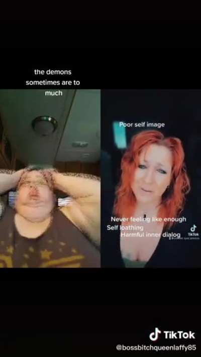 Her inner demons! D: