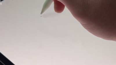 Apple's new iPad pencil shadows