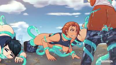 Give me 10 more push-ups cadet! (Derpixon)