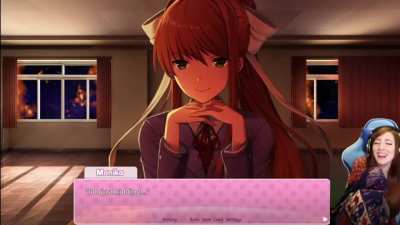 Just Monika Being Monika (credit to Voxy on Twitch)