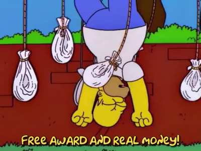Homer Simpson on reposts