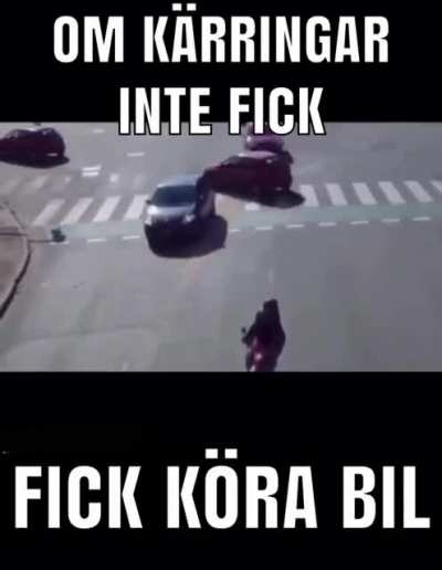 Kärringar ska inte köra bil😵