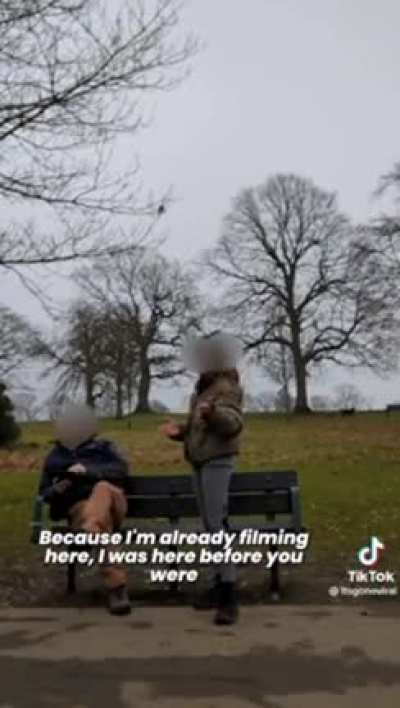 Man refuses to move for TikTok 
