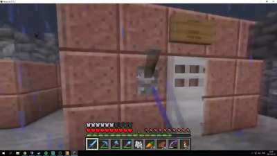 just a fun camp in minecraft