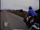 Dreaded Speed Wobbles... (biker survived)