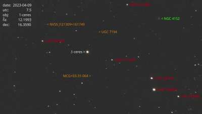 Ceres Transit (and NGC 4152)