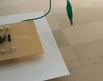 Made a voltage multiplier! 8.5-9cm sparks
