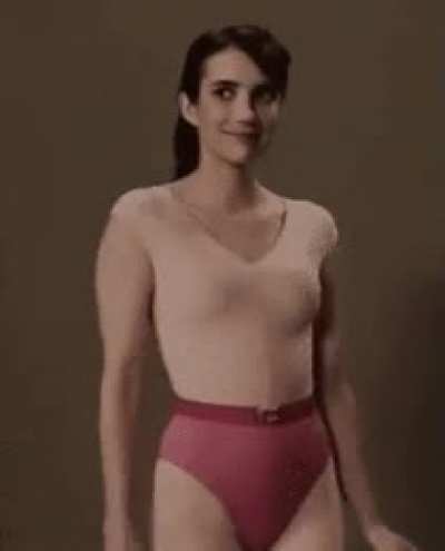Emma Roberts putting on a show