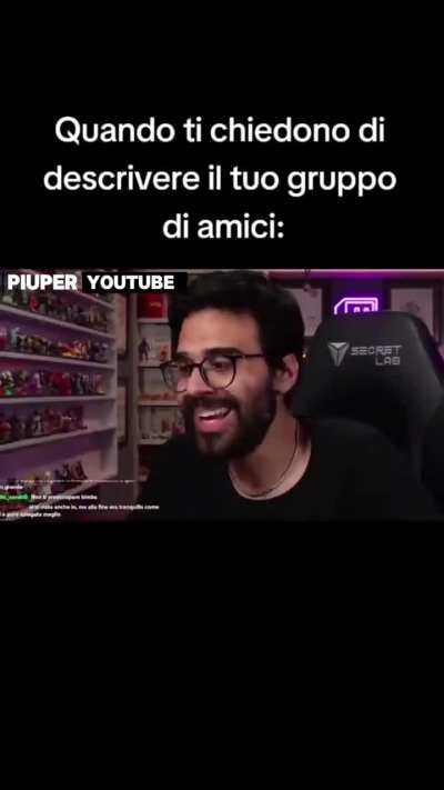 Quando Andrea deve descrivere la sua community