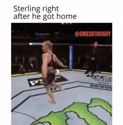Sterling after UFC 259