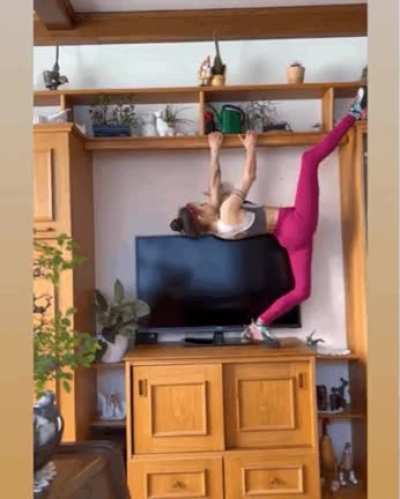 trying to water plants upside down