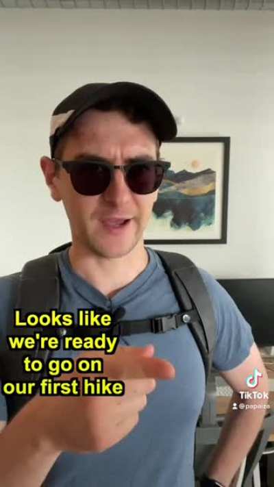 Couples going on a hike for the first time