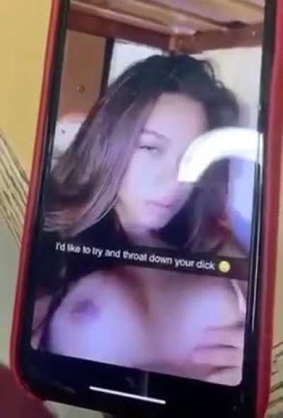 Play with her tits