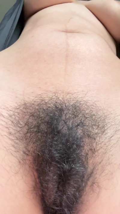 No snickers for you tonight, just my hairy pussy