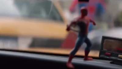 Spider-Man does whatever a spider can