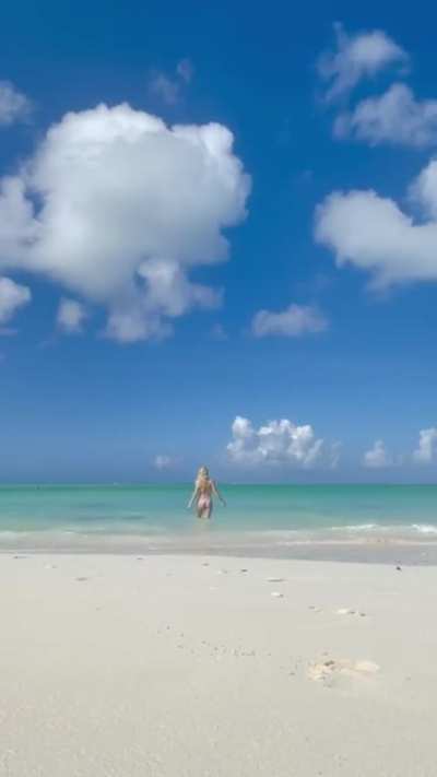 Taking a dip