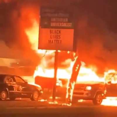 Video from the BLM riot in Kenosha, Wisconsin last night
