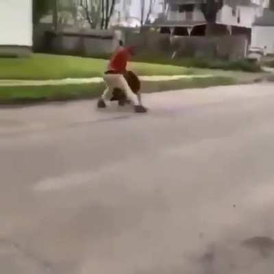 kid tries to bully black belt State Farm employee