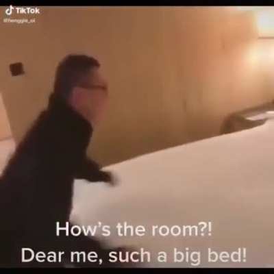 To lay in a bed