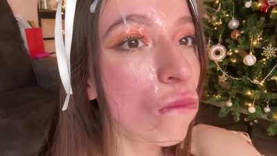 am I really cute with cum on my face?