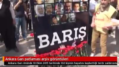 10 yıl önce Bugün, IŞİD Ankara garında canlı bomba ile 104 insanımızı katletti. AKP iktidarı sayesinde yıllar geçmesine rağmen kimse ceza almadı. Zamanı geldiği vakit arşiv bu ve bunun gibi yaşanan her skandalın hesabını SO-RA-CAK! Ölen vatan<wbr>daşla<wbr>rımız<wbr>ın 