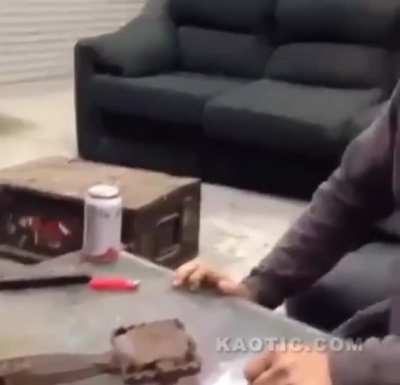 HMB while I put my face in a beaver trap