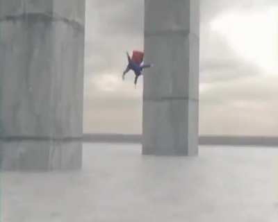 The not-so Man of Steel.