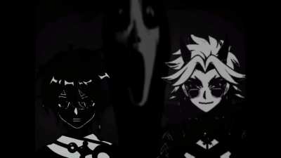 itto jumpscare with bestie aether🤗🤗😱