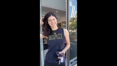 Alexandra Daddario - casual on IG