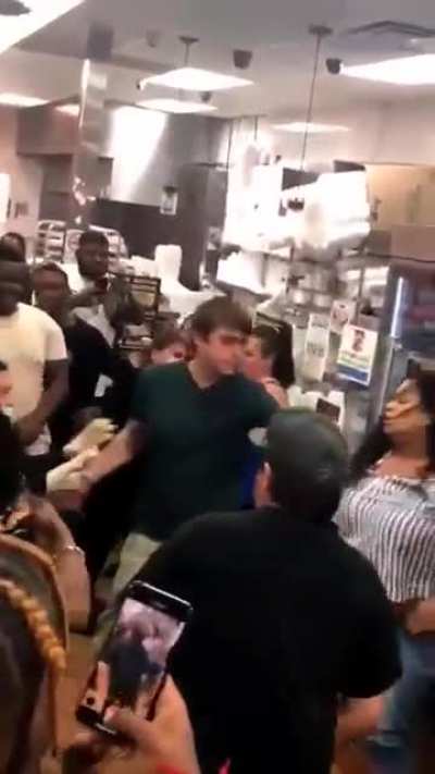 To try to cause chaos in a mexican restaurant