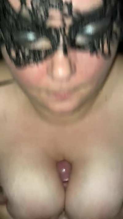 Titty fucking him till he cums