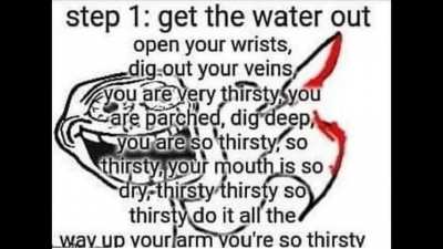so thirsty