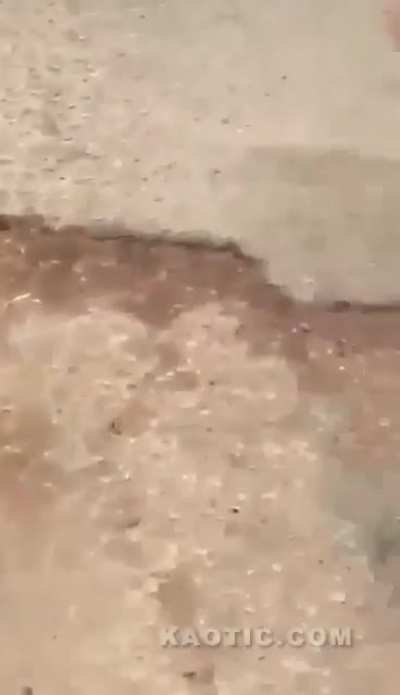 Cop in Ghana gets into an accident and is found transporting drugs.