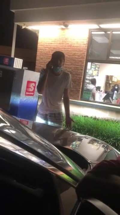 Caught trying to steal, tells 911 black clerk “approached him”