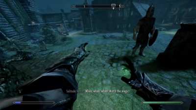 Guard had a sarcastic request, and I was actually able to fulfill it. Is there anything magic can't do?