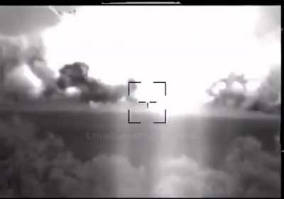 Stugna ATGM strikes russian 152mm 2S3 “Akatsiya” self-propelled gun