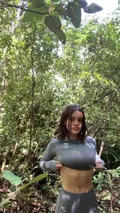 Would you stop if you were hiking and saw this? ;)
