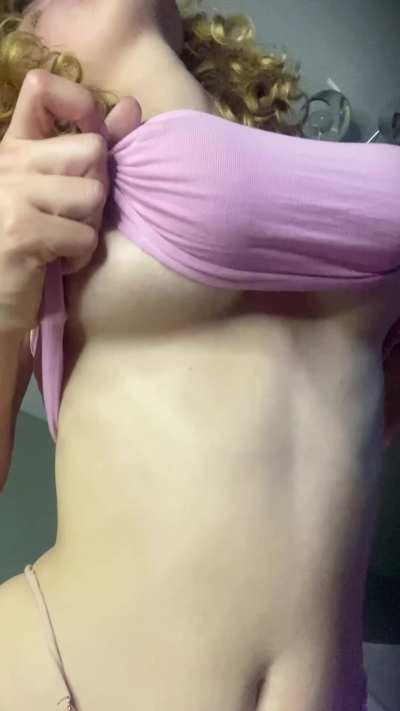 Drop of elastic boobs