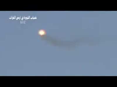 Syrian rebels shoot MiG-23 with AA guns (2012)