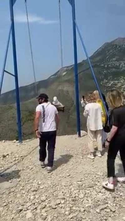 What could go wrong having a swing by a cliff