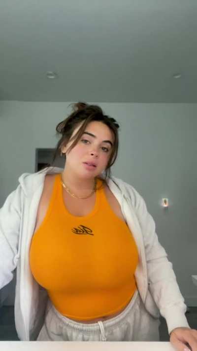 Too busty to hide