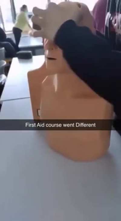 First Aid CPR training