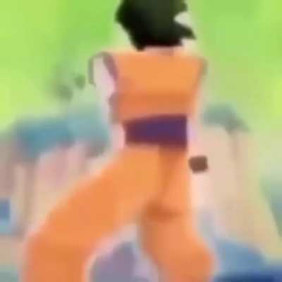 Goku's transformation behind the scenes 