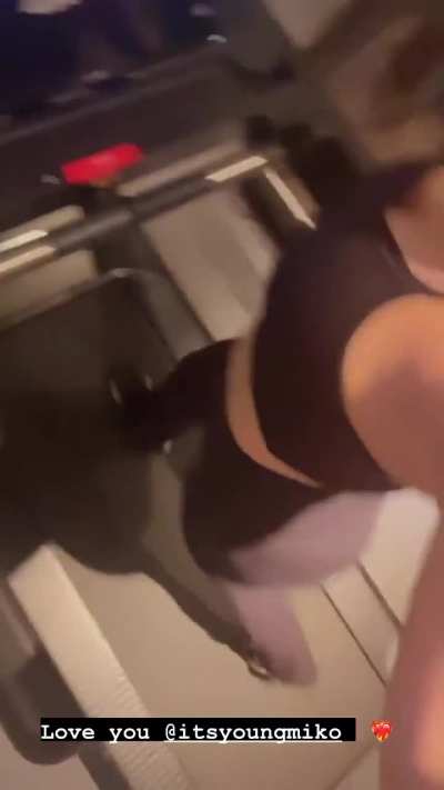 Treadmill on IG Story (January 2024)