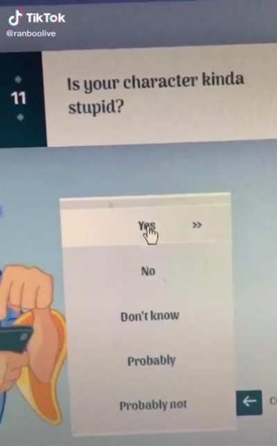 Ranboo plays the akinator.