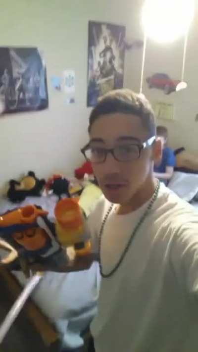 My Nephew sent me this video back when we were little kids in 2015.