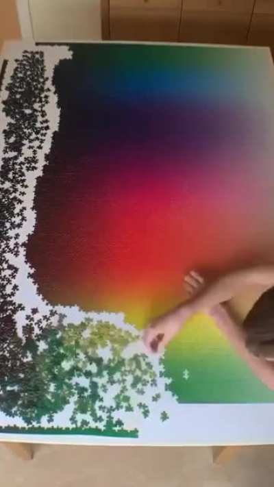 Timelapse of making this puzzle