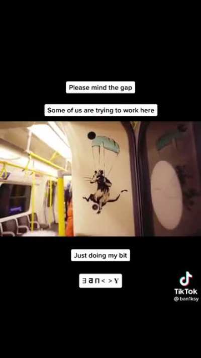 Banksy needs his space to work