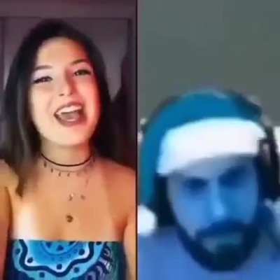 Eu quando recebo uma cantada.